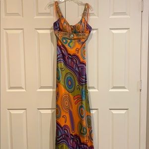 Colorful gown